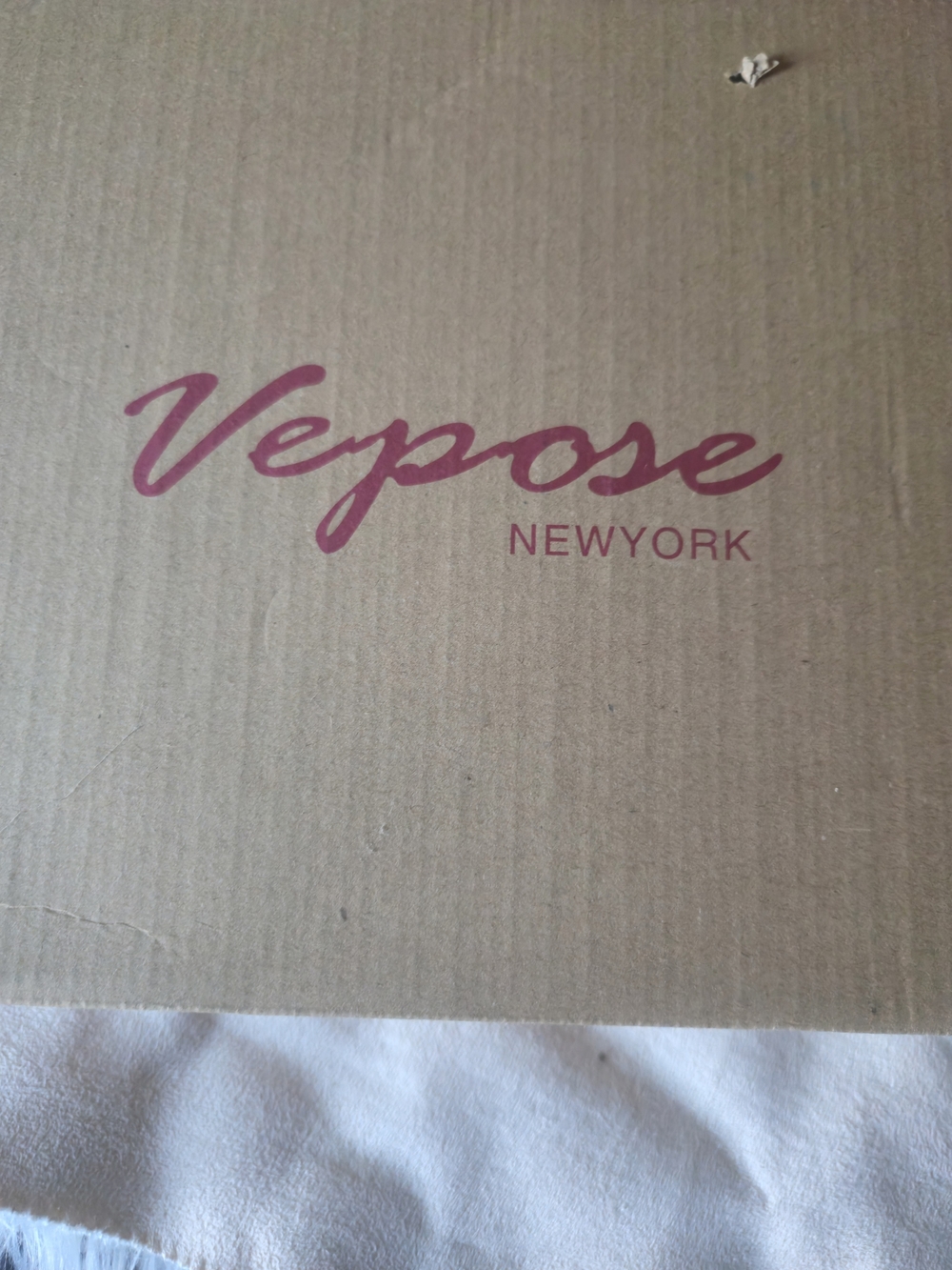 Vepose Chestnut Brown Suede Over-the-Knee Heeled Boots - Picture 2 of 7